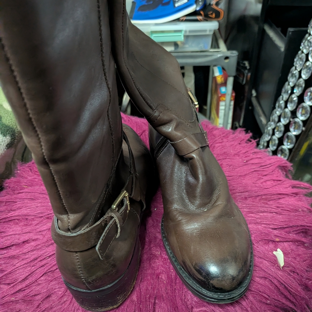 Corbett Brown Leather Boots